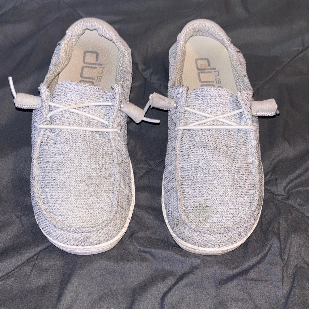 Hey Dude Light Gray Slip-On Shoes